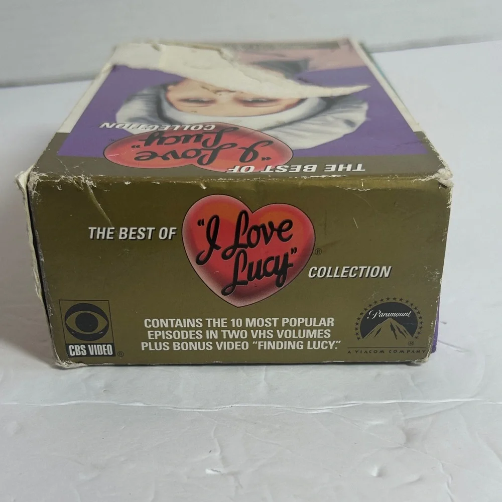 Vintage I Love Lucy VHS Collection set of two. Preowned.